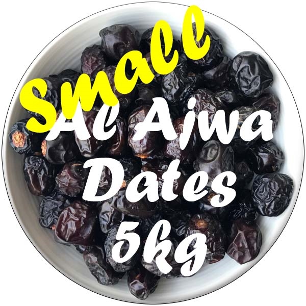 Small Al Ajwa Dates 5 kg - Bulk Packaging